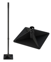 Ansionsol front view of tamper showing steel head and full handle for durable compaction
