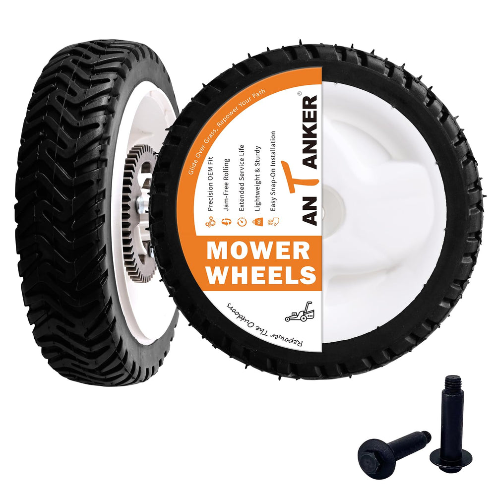 Antanker 105-3036 front view showing wheel assembly and ready-to-install benefit