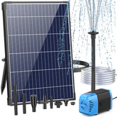 antfraer solar pump front view showing compact design and easy setup