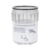 ANTOBLE front view of transparent filter bowl showing shape and fit benefit