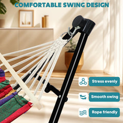 ANYOO folded stand inside carry bag for easy transport and compact storage