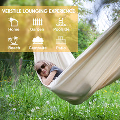 ANYOO hammock packed in storage bag for compact travel convenience