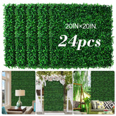 AOKIIE front panel showing full boxwood wall and realistic privacy
