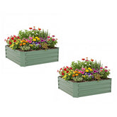 Aoodor front view of planter box showing sturdy panels and clean finish