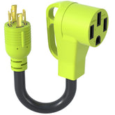 AOWEITOUR front view of adapter showing plug and receptacle for secure connection