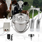 Aowoil front view of 3L milking machine showing compact design and portability