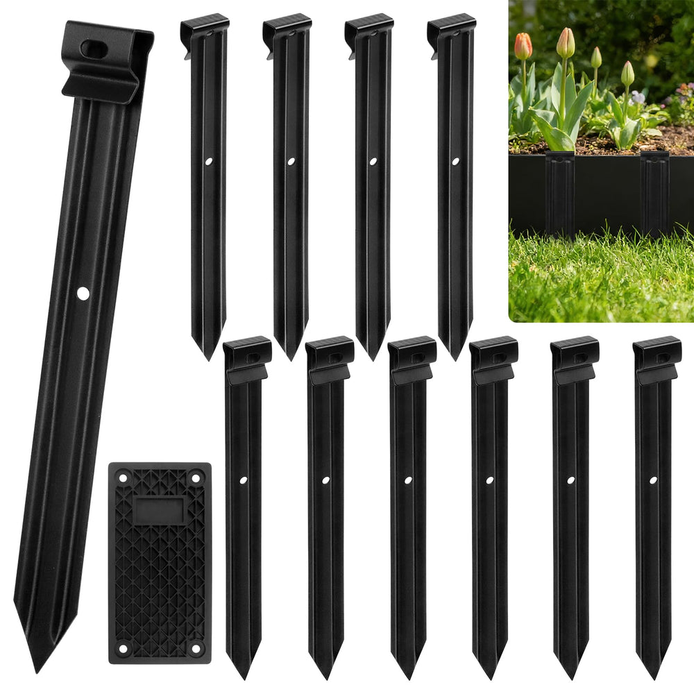 Apaspoil front-pack view showing 32 stakes and durable metal finish for long life