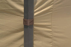APEX GARDEN fabric close-up showing texture and UV protection benefit