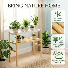 APRTAT top tier with trailing plant displaying elevated greenery and space-saving benefit