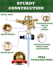 APT close-up of brass nozzle and stainless parts highlighting durability