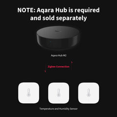 Aqara sensor close-up of sensing module highlighting precise Sensirion element benefit
