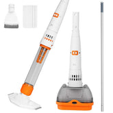 AQUAFYSH front view cordless vacuum showing compact design and portability benefit