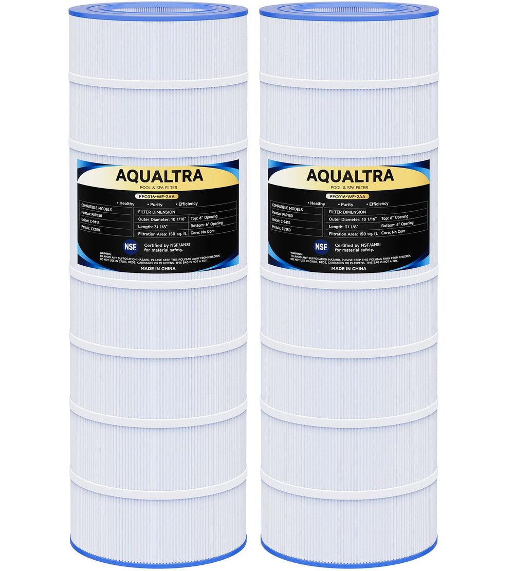 AQUALTRA front view of the two-pack packaging showing product and fit