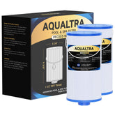 AQUALTRA two-pack front packaging showing replacement filters and benefits