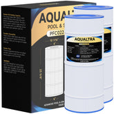 AQUALTRA front view of two-pack filter showing fit and value