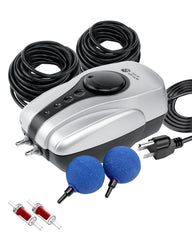 AquaMiracle aerator front view showing compact design and quiet operation benefit