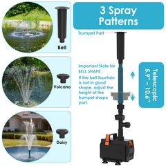 AquaMiracle close-up of nozzle set highlighting durable construction and spray variety