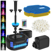 AquaMiracle full assembled kit front view showing integrated filtration and fountain benefits