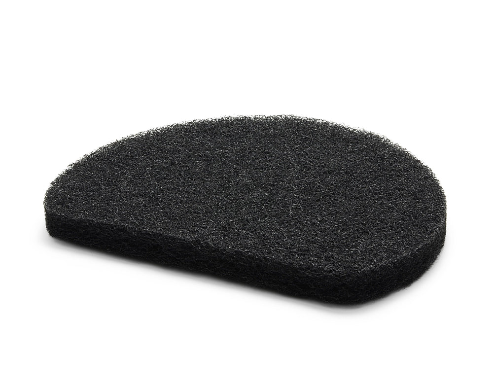 Aquascape filter mat front view showing dense weave and improved debris capture