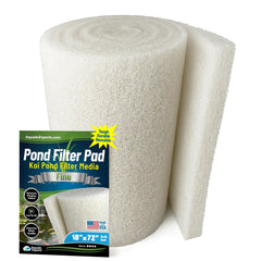 Aquatic Experts front view of fine filter pad showing full sheet and edges for easy fitting