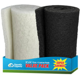 Aquatic Experts front view of filter pad bundle showing packaging and contents benefit easy setup