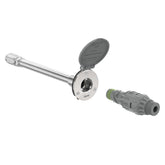 Aquor front assembly showing durable faucet and leak-free performance