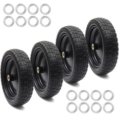 AR-PRO 13-inch wheel front view showing full tire and rim, durable replacement