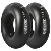 AR-PRO front view of 25x13-9 two-pack packaging showing durable tubes