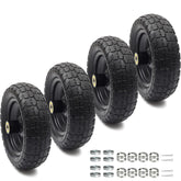 AR-PRO front view of four-wheel replacement kit showing ready-to-install benefit