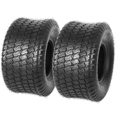 AR-PRO front view of two 18x9.50-8 tubeless tires showing full profile and fit
