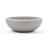 ARBORA Santorini Bowl front view showing stone-like finish and lightweight benefit