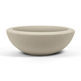 ARBORA Santorini Bowl front view showing cream finish and modern profile for curb appeal