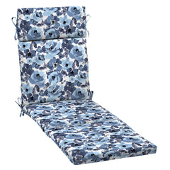 Arden Selections front view showing blue garden floral pattern and comfort