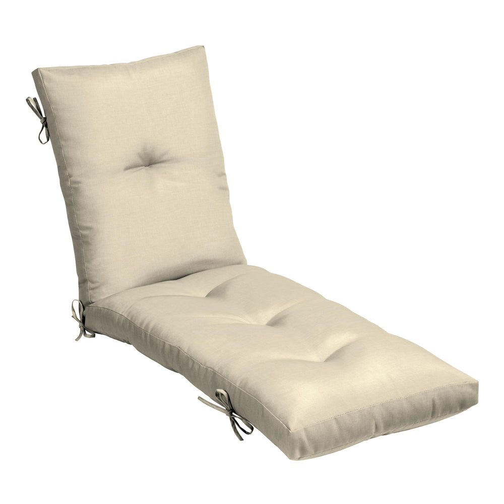 Arden Selections front view showing full chaise cushion and modern tufted comfort