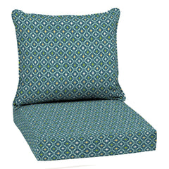 Arden Selections front view of Alana Tile cushions showing pattern and fit benefit