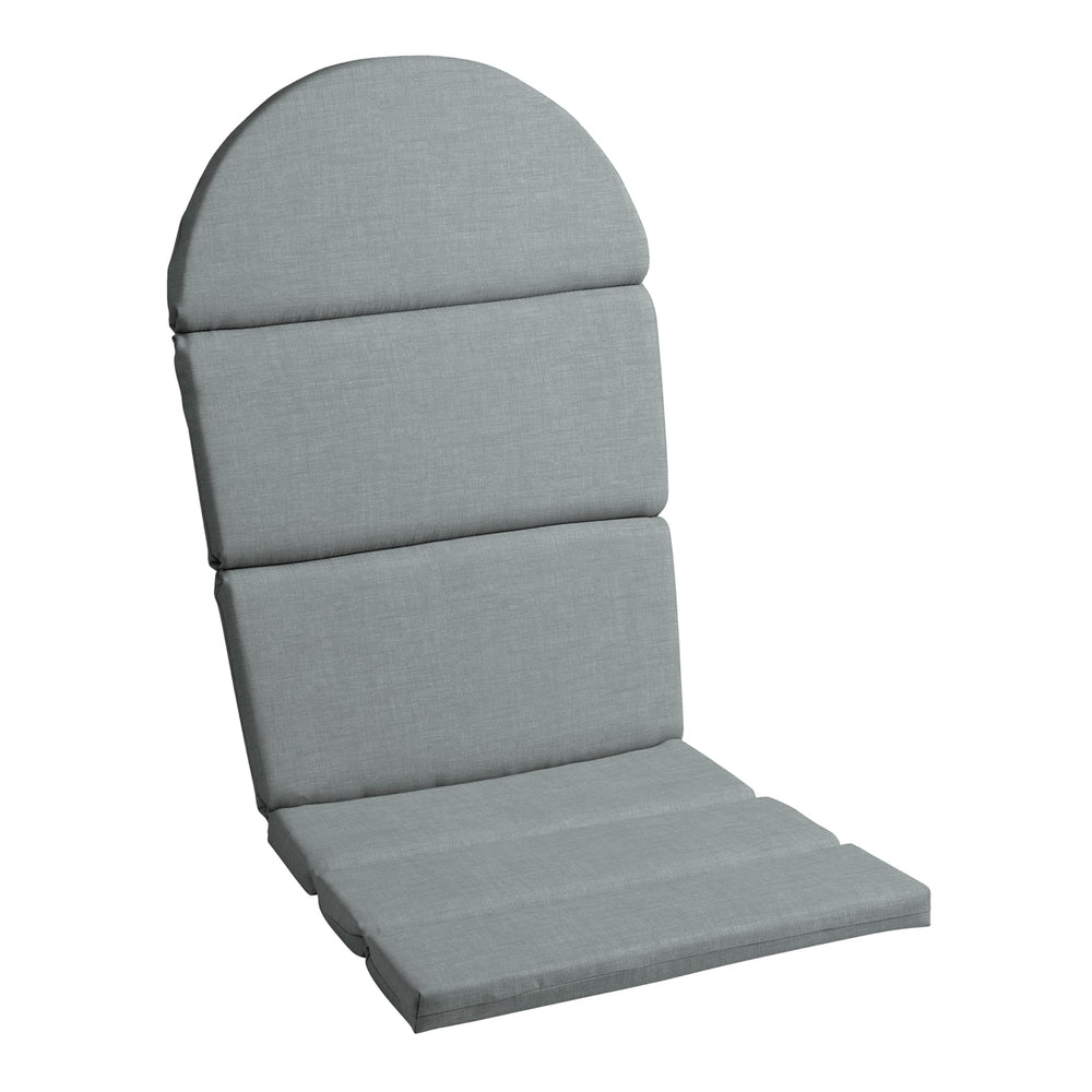 Arden Selections front view of cushion on Adirondack chair showing fit and comfort
