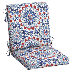 Arden Selections Clark Blue front view showing full midback cushion and color benefit