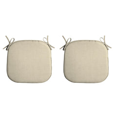 Arden Selections front view showing two tan Leala cushions, neat aesthetic and easy refresh