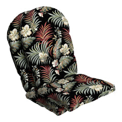 Arden Selections front view Simone Black Tropical cushions showing modern tufted styling and durable finish