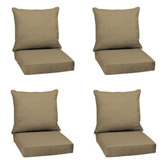 Arden Selections front packaging showing 4-pack deep seat cushions and product benefit