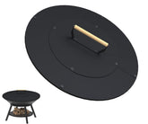 Ardier front view of 20-inch fire pit lid showing protective coverage and neat fit