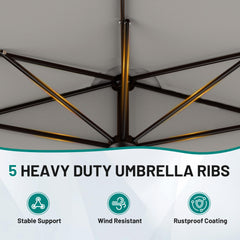 AreShark mounted on a balcony shading chairs to increase outdoor comfort benefit
