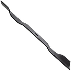 Ariens close-up of blade edge showing heat-treated steel durability