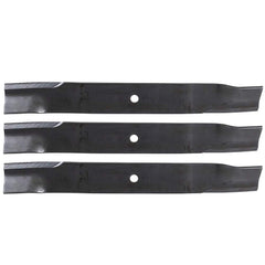 Ariens Gravely 3-pack front view showing OEM blades and part number for correct replacement