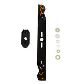 Arnold replacement blade front view showing full cutting profile and fit