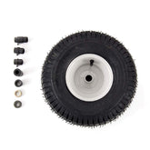 Arnold front wheel assembly front view showing fit and durable rim benefit