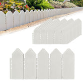 ARRYNTHEON front view of white landscape edging shows clean border and curb appeal