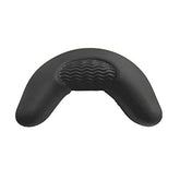 Artesian Spas neck pillow front view in charcoal showing shape and fit for comfort