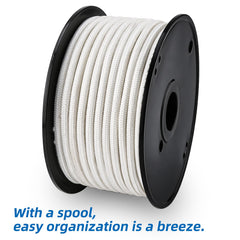 Artilife rope installed on a flagpole pulley demonstrating smooth operation benefit