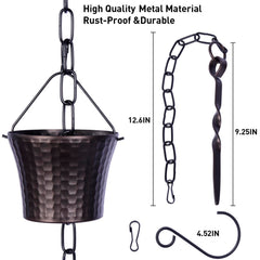 Aseneat anchoring stake positioned over drain showing stable placement benefit